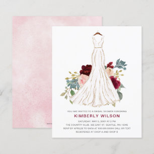 Chá de panela de Vestido Floral de Casamento Flora