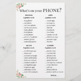 Chá de panela do Jogo de Perguntas 💍 Telefone