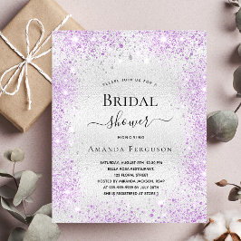 Chá de panela do orçamento pó de prata roxa