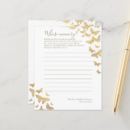 Chá de panela Dourado de borboleta cujo jogo de me