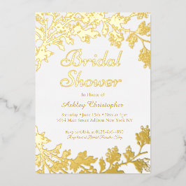 Chá de panela Dourado elegante