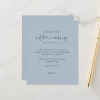 Chá de panela Dusty Obrigados Azuis