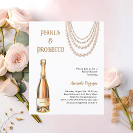 Chá de panela elegante do Prosecco