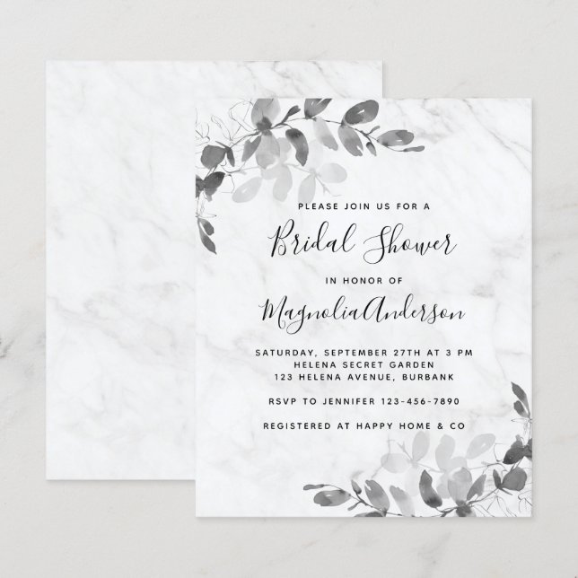 CHÁ DE PANELA Eucalyptus para Marble BUDGET (Frente/Verso)