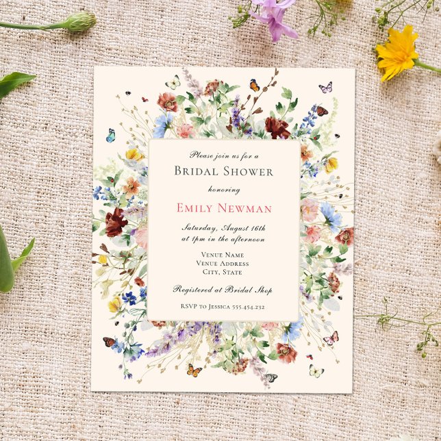 Chá de panela Floral Boho Elegante de Orçamento (Criador carregado)