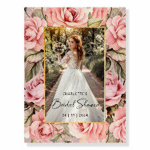 Chá de panela Floral de Aquarela Rosa