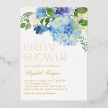 Chá de panela Floral de Hydrangea Azul