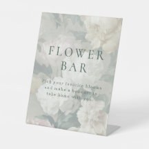 Chá de panela Floral Elegante para Bar de Flor