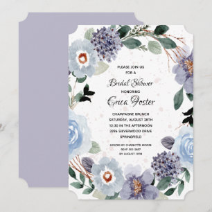 Chá de panela Floral Elegante Watercolor