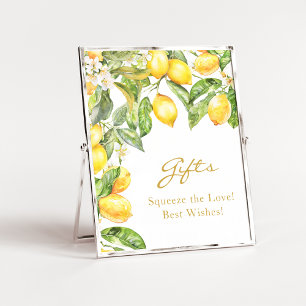 Chá de panela Floral Lemon Gifts Poster