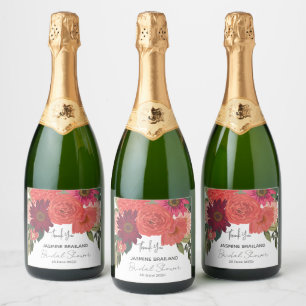 Chá de panela Floral Moderno do outono Obrigado