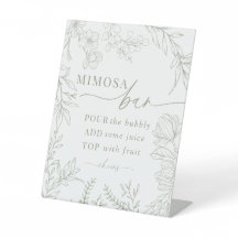 Chá de panela Floral Moderno Elegante Tendy