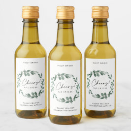 Chá de panela Greenery Wreath Chá de casamento