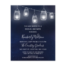 Chá de panela Mason Jars de Orçamento