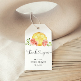 Chá de panela Minima Lemon Obrigado Etiquetas de F