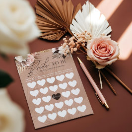 Chá de panela Noiva A Ser Bingo Chic Boho Florals