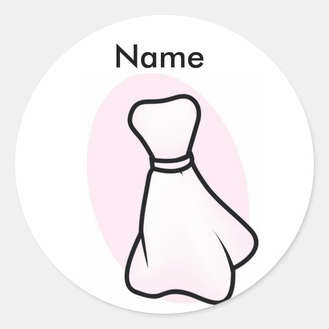 Chá de panela Nome de etiqueta (Frente)