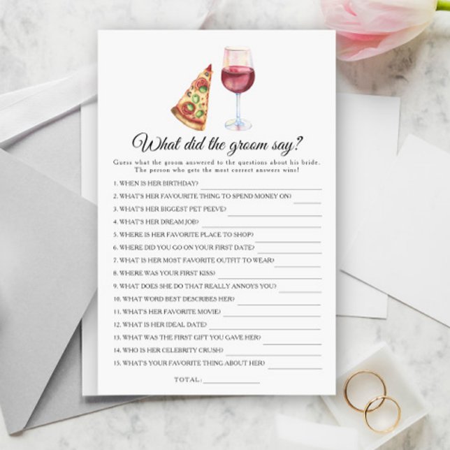 Chá de panela O que o noivo disse? (Criador carregado)