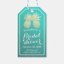 Chá de panela Obrigado Dar Etiquetas Douradas De A