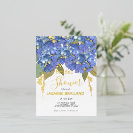 Chá de panela Personalizado de Blooms de Hydrangea