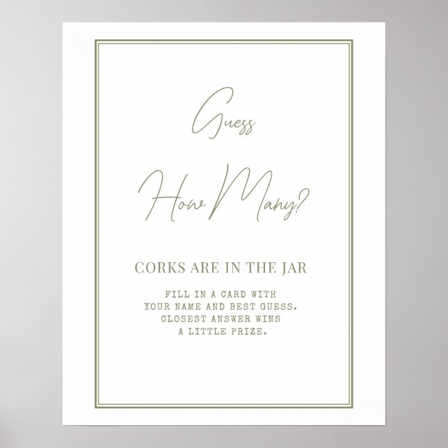 Chá de panela poster num estilo elegante. (Frente)