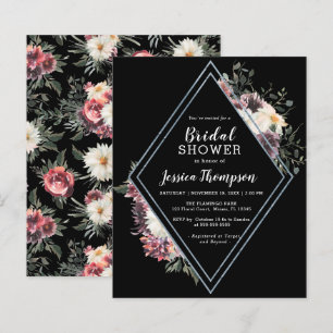 Chá de panela Preto Floral de Orçamento