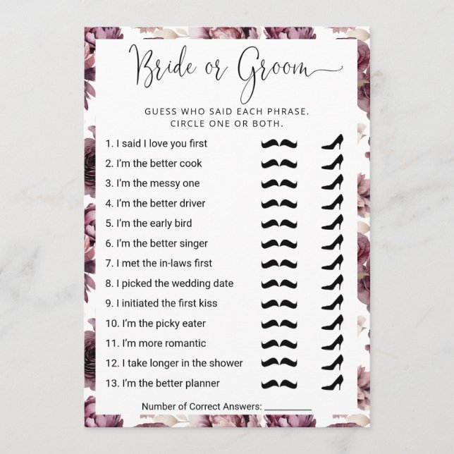 Chá de panela que conhece melhor o Casal? Cartão d (Frente)