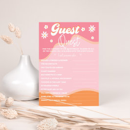 Chá de panela Retro Groovy, 70s Hippie Vibes Daisy