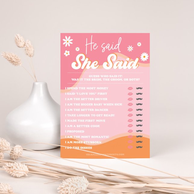 Chá de panela Retro Groovy, 70s Hippie Vibes Daisy (Criador carregado)