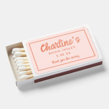 Chá de panela Retroativo de Manuscrito Rosa e Verm