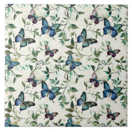 Chá de panela Romântico de Borboletas Azuis Chic