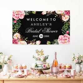 Chá de panela Romântico de Casamento Floral Rosa