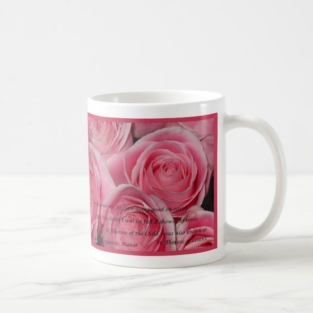 Chá dos rosas, St.Therese, caneca (Direita)