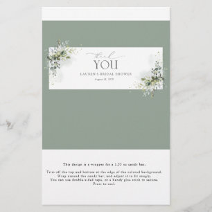 Chá Eucalyptus Bar Wrapper Azul