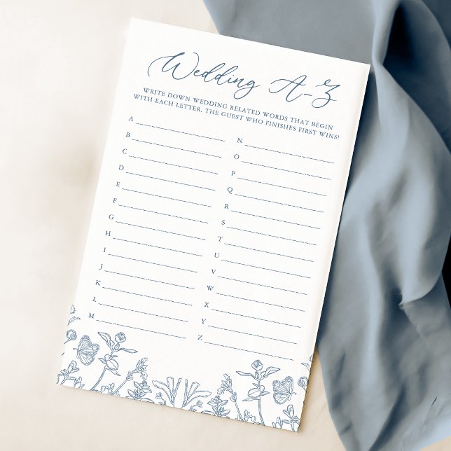 Chá Floral A-Z do Blue Chinoiserie Francês (Criador carregado)