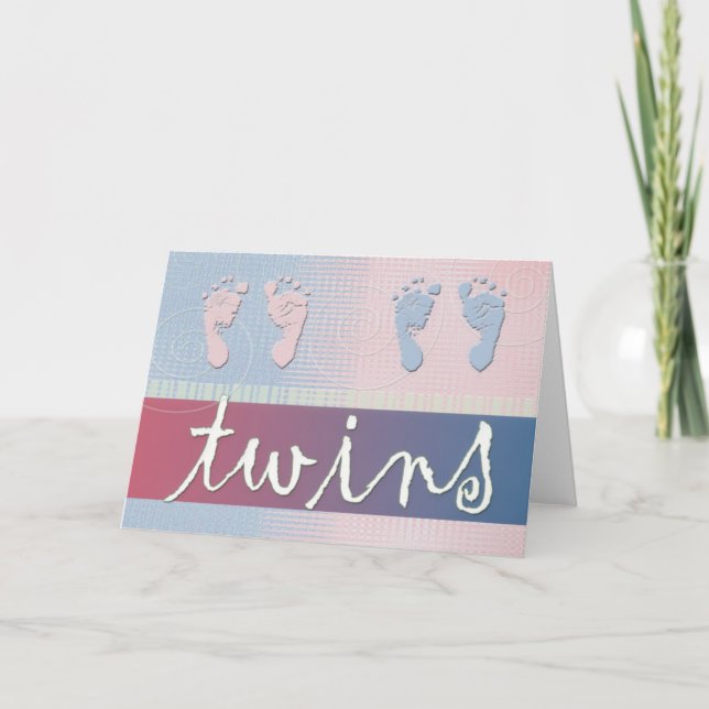 Chá gêmeo ou cartão de lançamento (Frente)