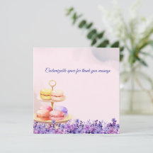 Chá Gêmeo Para Dois Cartões de agradecimentos De C