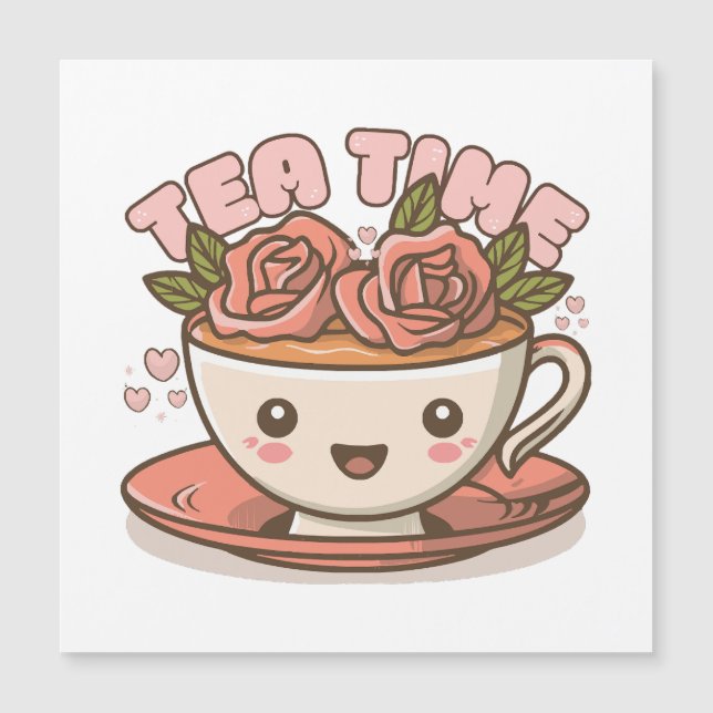 Chá Hora Rosa Chá Kawaii (Frente)