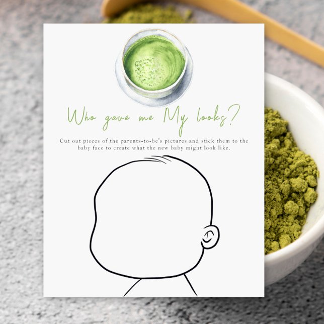 Chá matcha para chá de bebê - Quem me deu minha ap (Criador carregado)