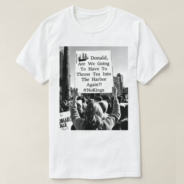 Chá No Porto (De Dois Lados) - Uma Camisa MisterP (Frente do Design)