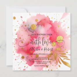 Chá-Os Com O Convite De Chá Casais De Amor