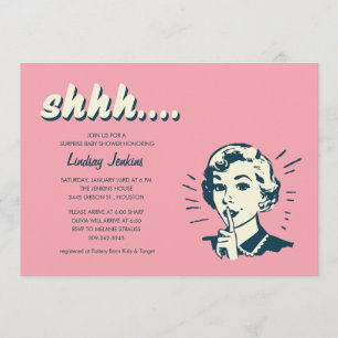 Chá ou Convites de festas da empresa retrô