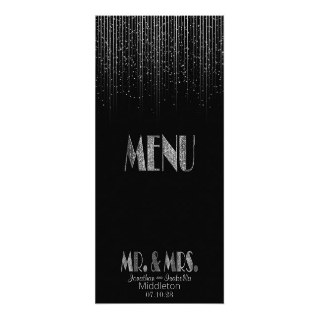 Chá Silver Star e Preto - Menu (Frente)