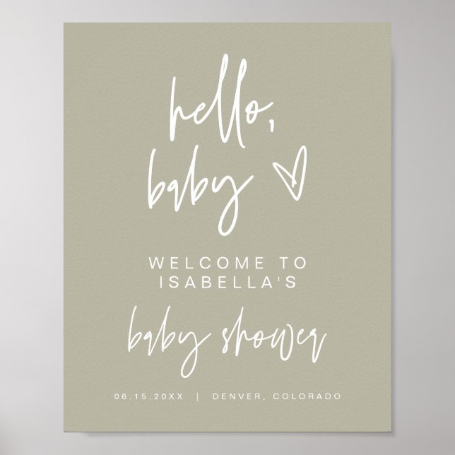 CHÁ Verde Sage da MarLO Bohemian Poster (Frente)