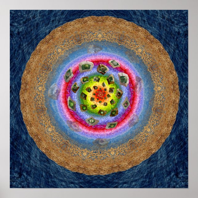 Chaco: Flores na Terra Poster 15 x 15 (Frente)