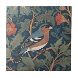 Chaffinch William Morris estilo Face direita Pássa
