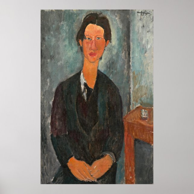 Chaim Soutine - Amedeo Modigliani Fine Art Poster (Frente)