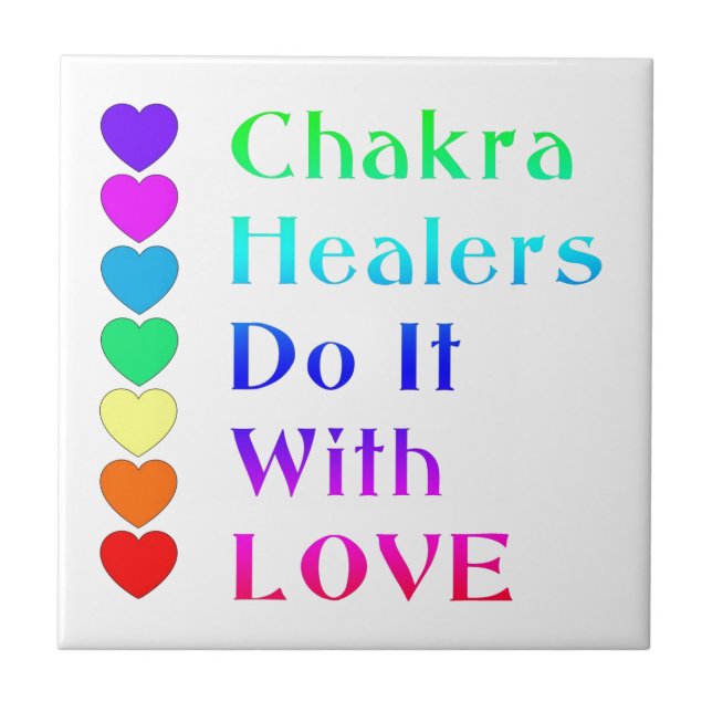 Chakra Healers faz isso com amor em cores arco-íri (Frente)