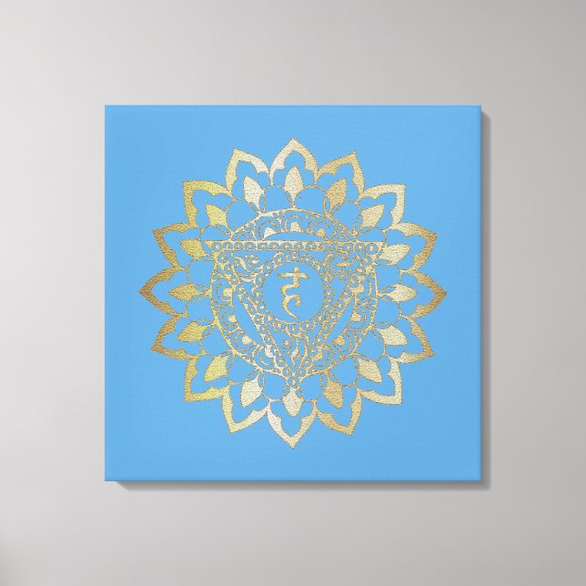 Chakras Vishudda - Canvas (Frente)