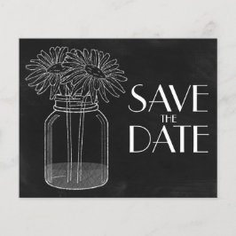 Chalkboard - Mason Jar - Daisies Salve a Data